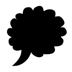 Vector blank empty speak bubble  chatting or message box set