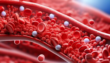 Visualize the process of blood moving through the contraction and relaxation of blood vessels