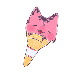 ice cream cat
