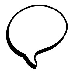 Vector blank empty speak bubble  chatting or message box set