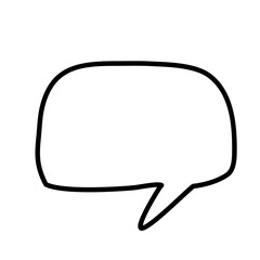 Vector blank empty speak bubble  chatting or message box set