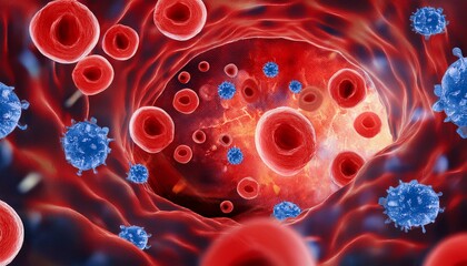 Visualize the process of blood moving through the contraction and relaxation of blood vessels