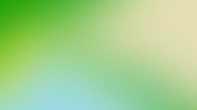 Smooth green gradient background with highquality grainy texture