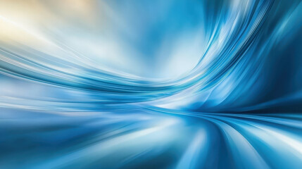 Fototapeta premium Abstract Blue Energy Wave