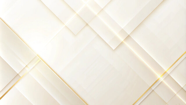Luxury gold background for presentation design. Modern white background with golden lines and abstract arrows design. modern luxury futuristic technology background. - Powered by Adobe