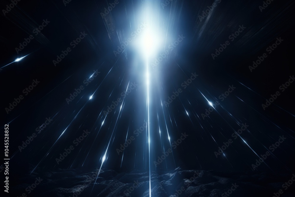 Canvas Prints blue light effect backdrop