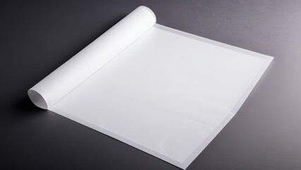 Simple and stylish tracing paper mockup perfect for presenting creative designs, artwork, or logos in a realistic, soft transparency effect