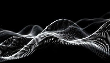 Internet technology network. Abstract black and white background. Large amount of data. 3d rendering. computer geometric digital connection structure. Futuristic blue abstract grid