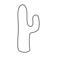 Boho Cactus Silhouette