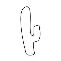 Boho Cactus Silhouette