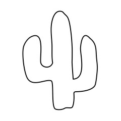 Boho Cactus Silhouette
