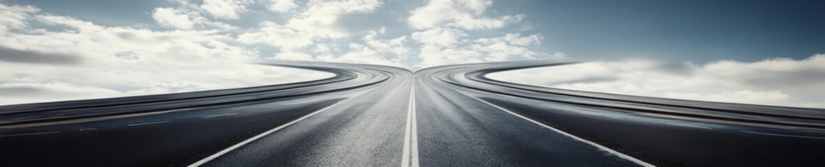 Market Expansion Depicted as a Road Extending Outward