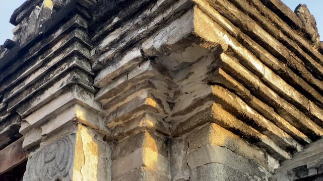 The brick fence ornaments of the Kota Gede mosque are in the style of the Mataram kingdom. Yogyakarta, Javanese, Asian culture