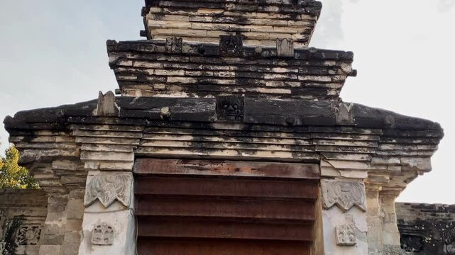 The gate of the Kota Gede mosque, which is stylized after the Mataram kingdom. Kota Gede, Javanese