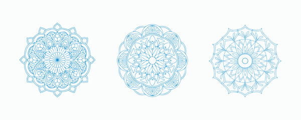 Mandala patterns design template