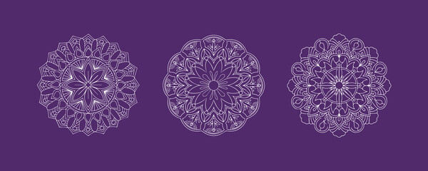 Mandala patterns design template
