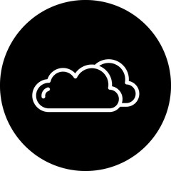 Cloud vector icon style