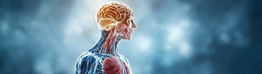 Person recovering from injury with internal view showing stem cells actively repairing tissue, regeneration, healing power of stem cells