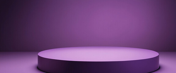 Purple Platform for Product Display