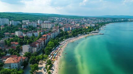 Fototapeta premium Varna, Bulgaria - June 23 ,2015: Flying drone quadcopter Dji Pha