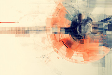 Obraz premium Abstract technology background