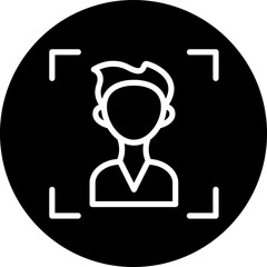 Portrait vector icon style