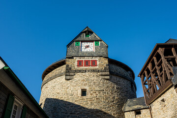 Obraz premium Schloß Burg im Bergischem Land bei Solingen