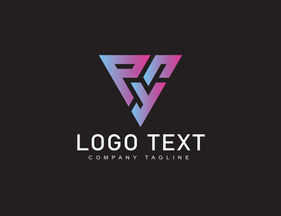 P Y Luxury letter logo