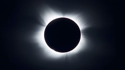 Stunning Solar Eclipse Over Rooftop - Captivating Cosmic Phenomenon in Darkened Sky Rare Astronomical Event for Nature and Sky Lovers