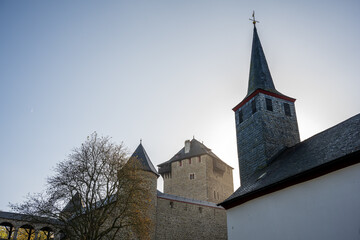 Obraz premium Schloß Burg im Bergischem Land bei Solingen