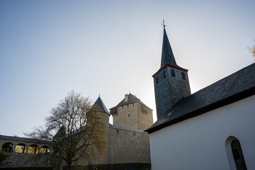 Fototapeta premium Schloß Burg im Bergischem Land bei Solingen