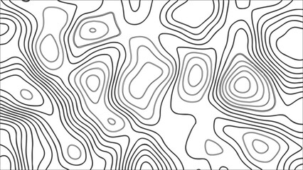 Topography vector background, banner. Imitation of a geographical map, contour lines. Modern design with topographic wavy pattern design.paper texture Imitation of a geographical map shades	
