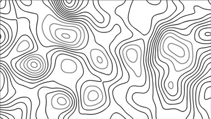 Topography vector background, banner. Imitation of a geographical map, contour lines. Modern design with topographic wavy pattern design.paper texture Imitation of a geographical map shades	
