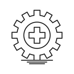 Health Hospital element medical business icon
