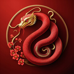 Chinese New Year 2025 Year of the Dragon is a design asset suitable for creating f, greeting cards and banners. (Chinese translation : Happy chinese new year 2025 year of dragon)