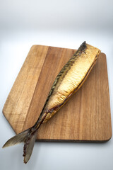 Smoked mackerel, a fish that is sometimes worth including in your diet.
