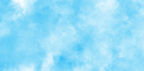 clear blue sky background summer season clouds texture, The summer is colorful clearing day Good weather with natural clouds, Abstract Blue watercolor painted cloudy sky background.
