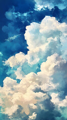 Fototapeta premium Dreamy cloudscape