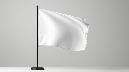 Professional winder flag mockup designed for highlighting marketing messages or branding in a visually appealing, outdoor setting, perfect for events or promotions.