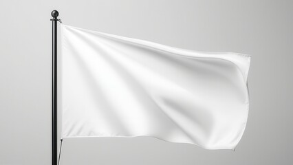Realistic winder flag mockup perfect for showcasing branding or promotional designs in outdoor settings, ideal for advertising campaigns and events.