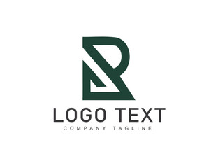 Business logo with monogram sign r