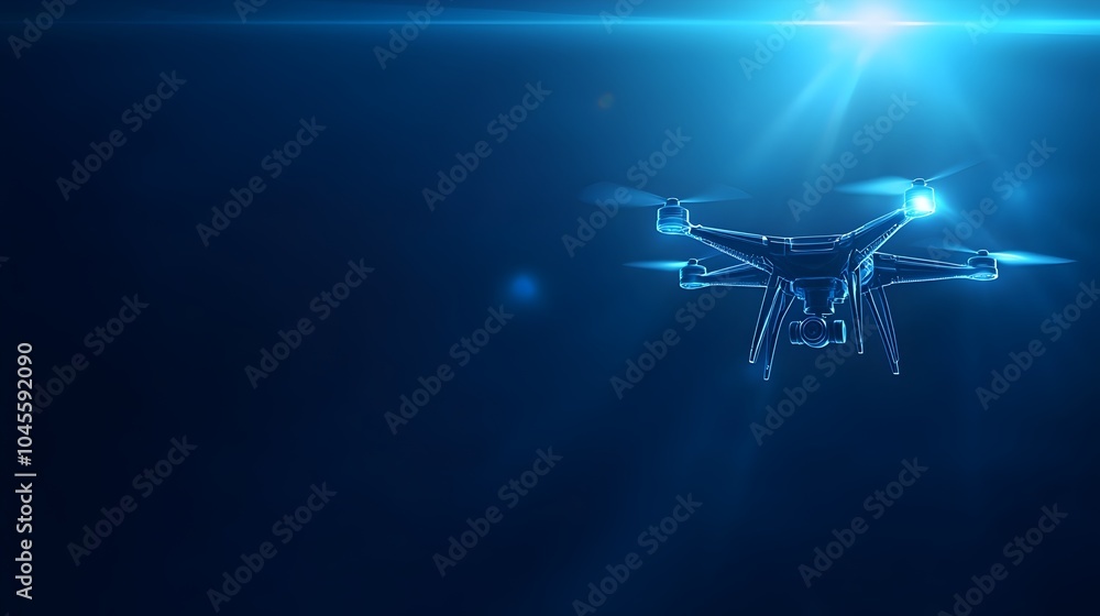 Poster advanced drone defense systems - high-energy lasers and automated protocols for enhanced perimeter s