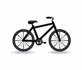 Bike icon on white background