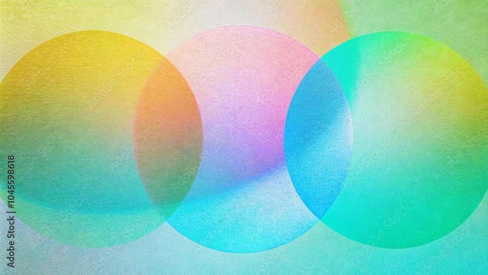 Poster watercolor circles with uneven grunge, round multicolored frames for background with drops on the ed