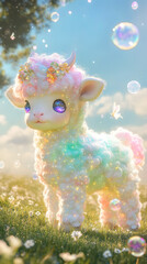 Fototapeta premium Fantastic sheep