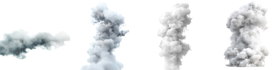 Smoke Puffs in Different Stages