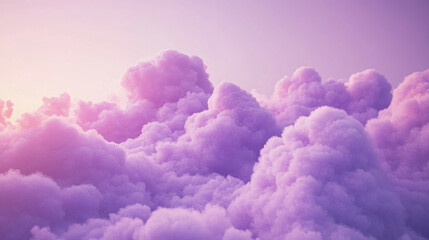 Fototapeta premium Soft Fluffy Purple Background with Gentle Glow