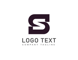S logo design vector icon