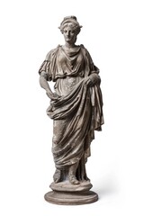 Roman goddess statue sculpture figurine person.