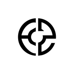 HZ letter logo design on White background. HZ creative initials letter logo concept. HZ letter design.
